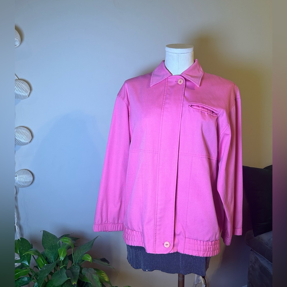 Pink Zipper Jacket